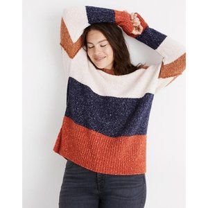 Madewell Alpaca Blend Striped Baxter Sweater Tunic